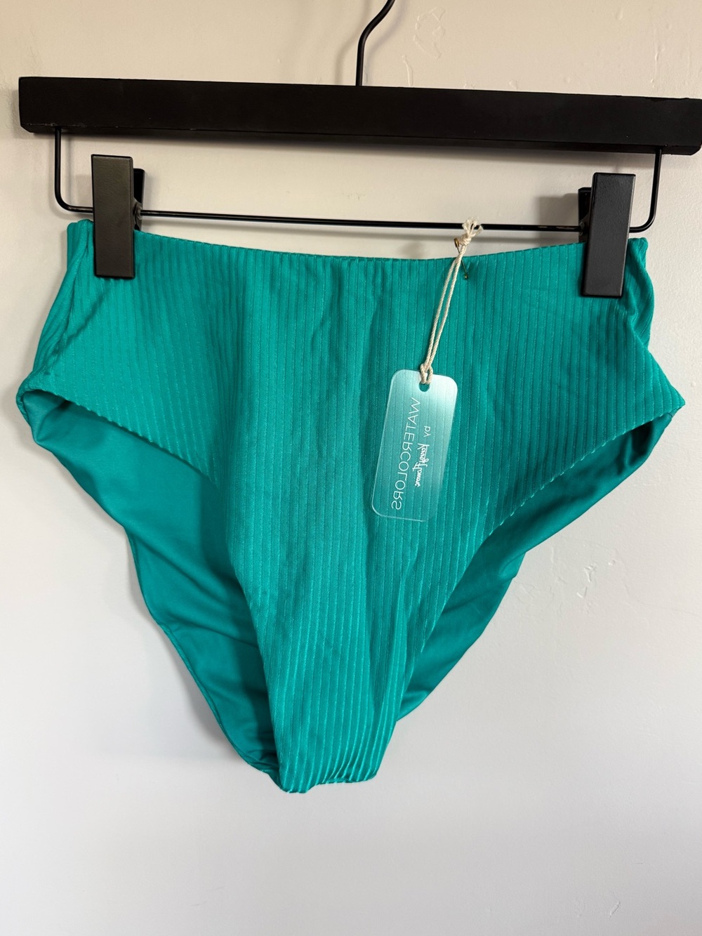 NWT Kenny Flowers Seychelles Soft Eco-Luxe High Waist Bikini Bottom Size Large